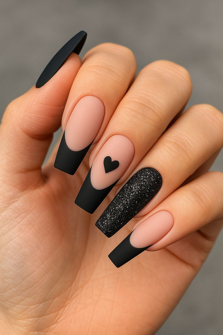 Matte Black Coffin Nails: 15 Stunning Ideas for 2026